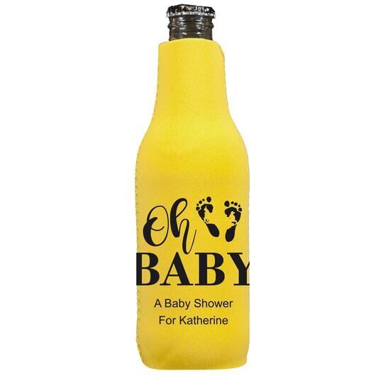 Oh Baby with Baby Feet Bottle Huggers